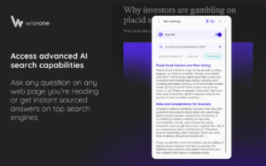How AI that helps you collect information with wiseone.io